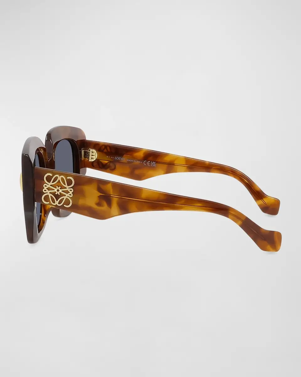 Loewe Anagram Acetate Square Sunglasses | Thumbnail 4 Loewe Anagram Acetate Square Sunglasses | Thumbnail 4