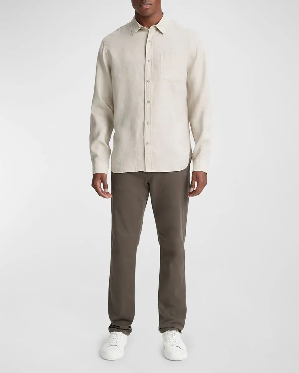 Vince Men's Linen Sport Shirt | Thumbnail 2