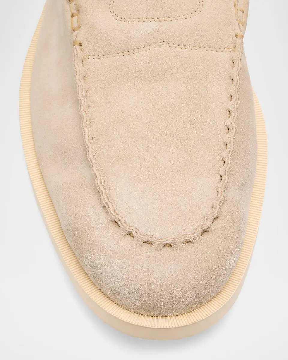 John Lobb Men's Pace Suede Loafers | Thumbnail 6 John Lobb Men's Pace Suede Loafers | Thumbnail 6