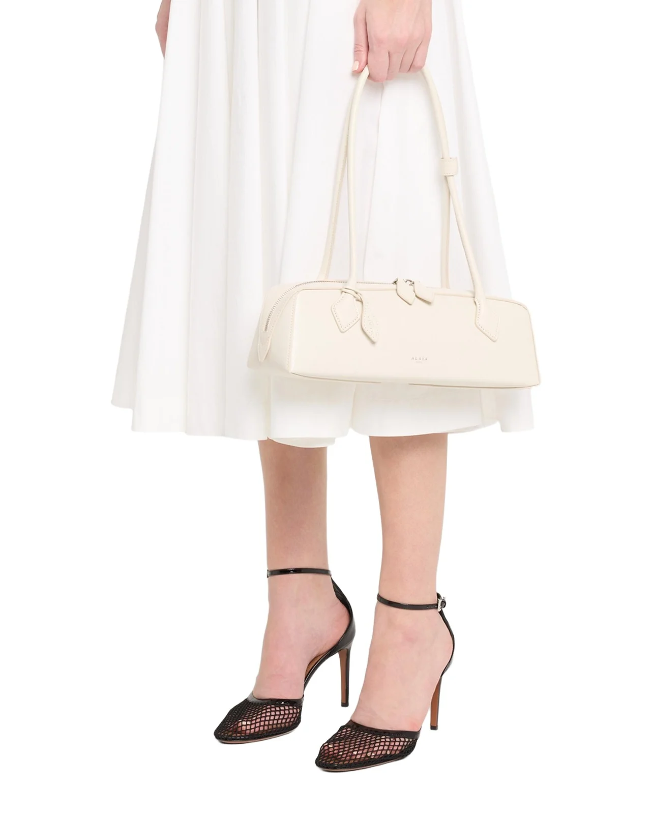 Le Teckel Medium Shoulder Bag in Goatskin Le Teckel Medium Shoulder Bag in Goatskin