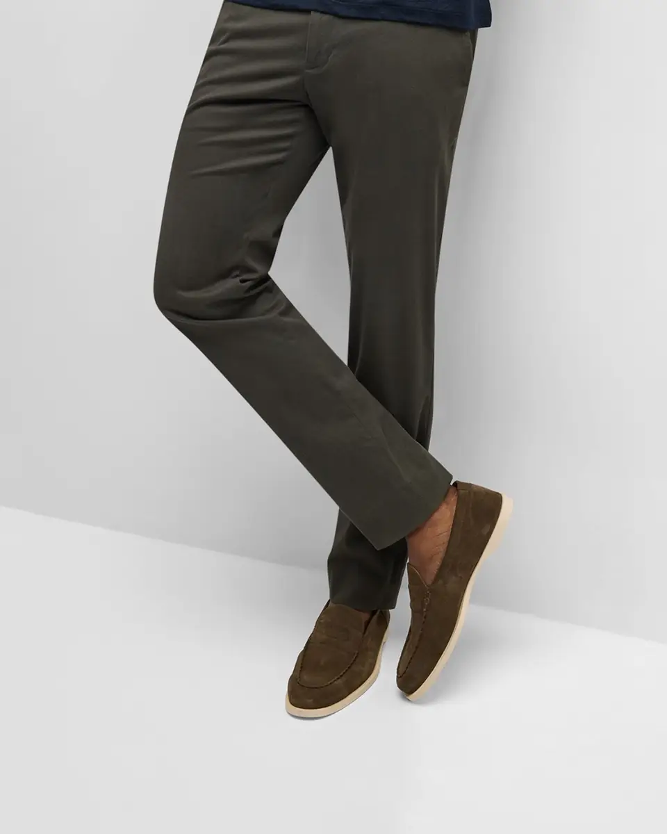 John Lobb Men's Pace Suede Loafers | Thumbnail 2 John Lobb Men's Pace Suede Loafers | Thumbnail 2