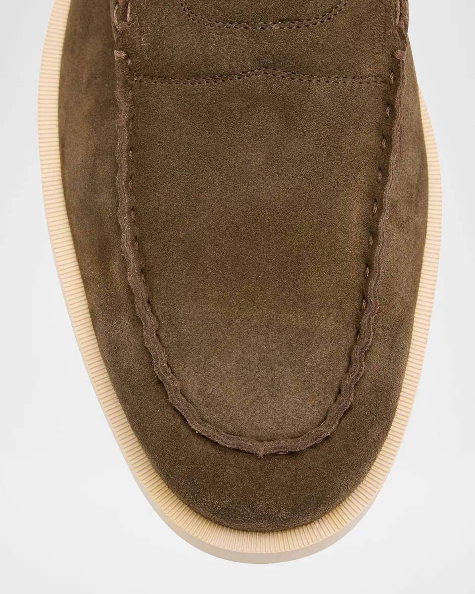 John Lobb Men's Pace Suede Loafers | Thumbnail 6 John Lobb Men's Pace Suede Loafers | Thumbnail 6