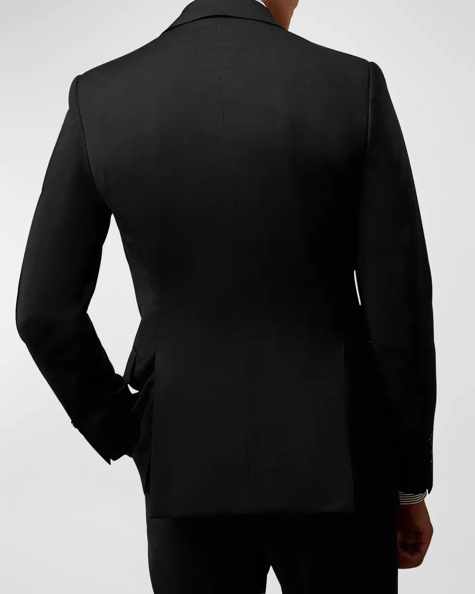Ralph Lauren Purple Label Men's Gregory Hand-Tailored Wool Serge Suit | Thumbnail 4 Ralph Lauren Purple Label Men's Gregory Hand-Tailored Wool Serge Suit | Thumbnail 4