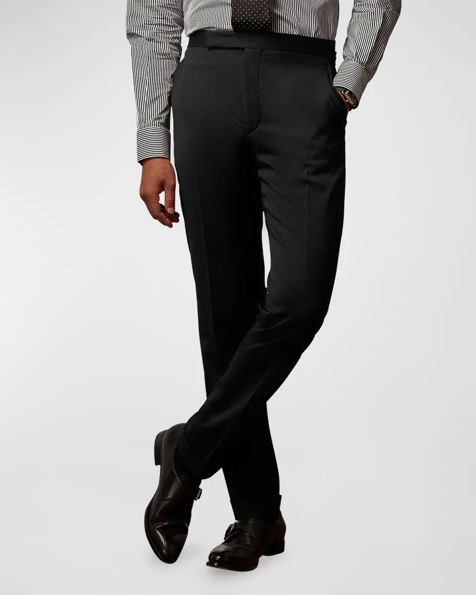 Ralph Lauren Purple Label Men's Gregory Hand-Tailored Wool Serge Suit | Thumbnail 6 Ralph Lauren Purple Label Men's Gregory Hand-Tailored Wool Serge Suit | Thumbnail 6