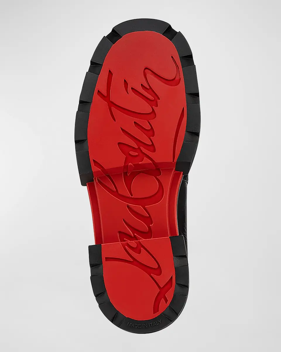Christian Louboutin Girl's Marchacroche Calf Leather Boots, Toddlers/Kids | Thumbnail 5