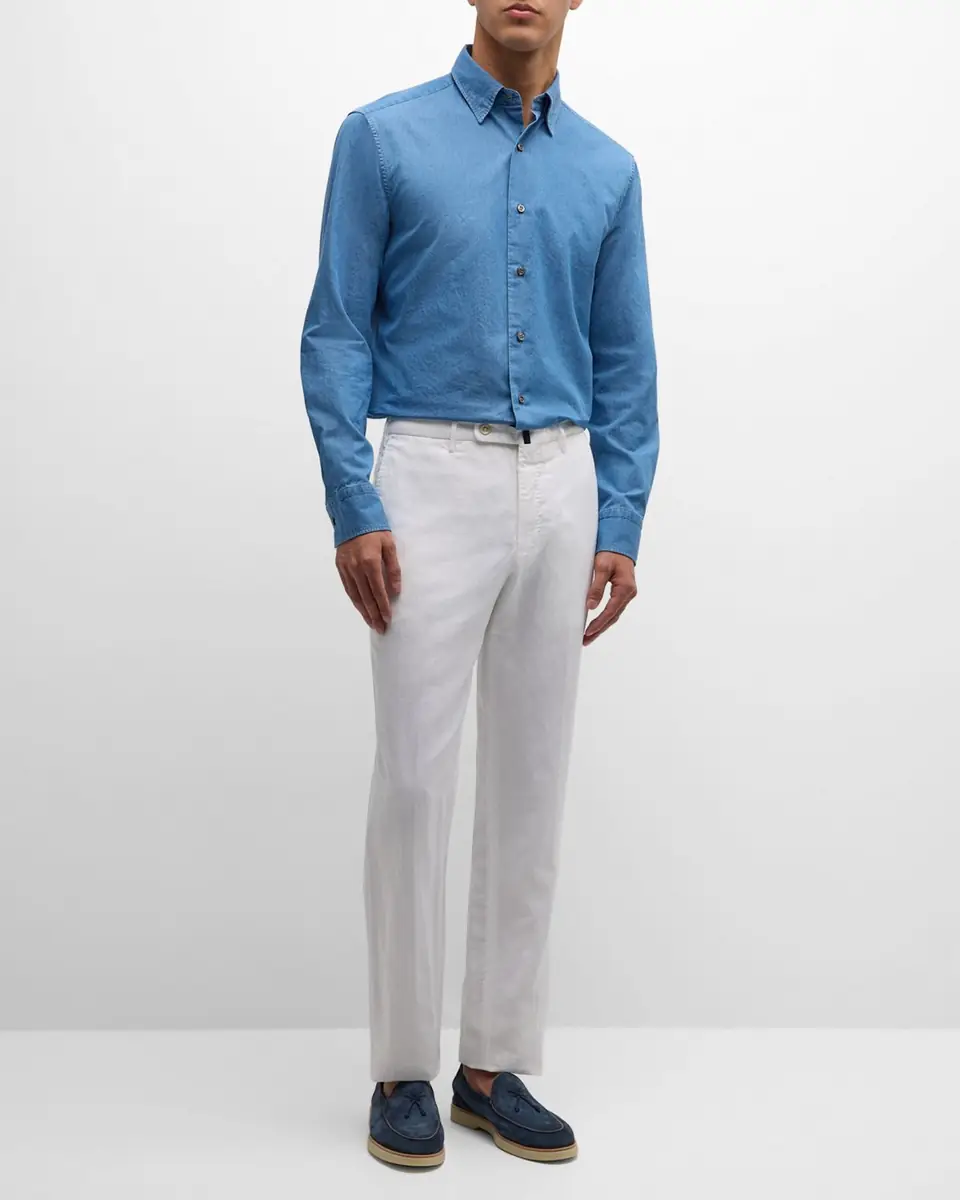 Incotex Men's Chinolino Trousers | Thumbnail 2 Incotex Men's Chinolino Trousers | Thumbnail 2
