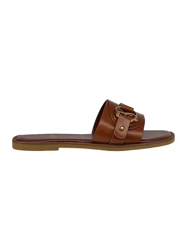 Women's Her In Roma Leather Mule Sandals Women's Her In Roma Leather Mule Sandals