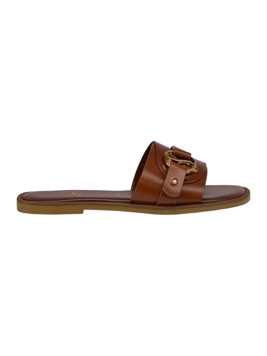 Women's Her In Roma Leather Mule Sandals