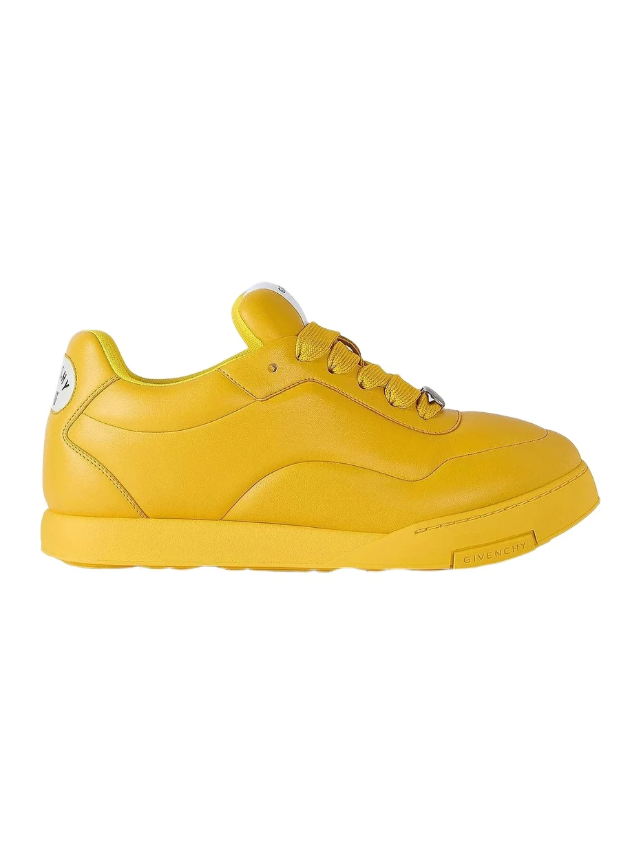 Givenchy Men's Puffy Yard Sneakers in Nappa Leather - Bright Yellow