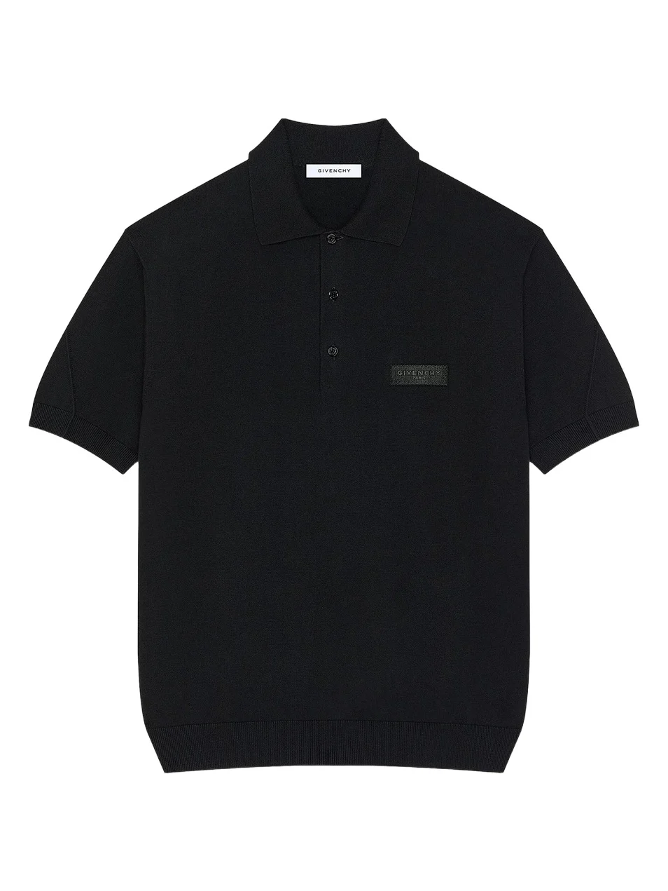 Men's Couture Seam Polo Shirt in Cotton with Gros Grain Detail Men's Couture Seam Polo Shirt in Cotton with Gros Grain Detail