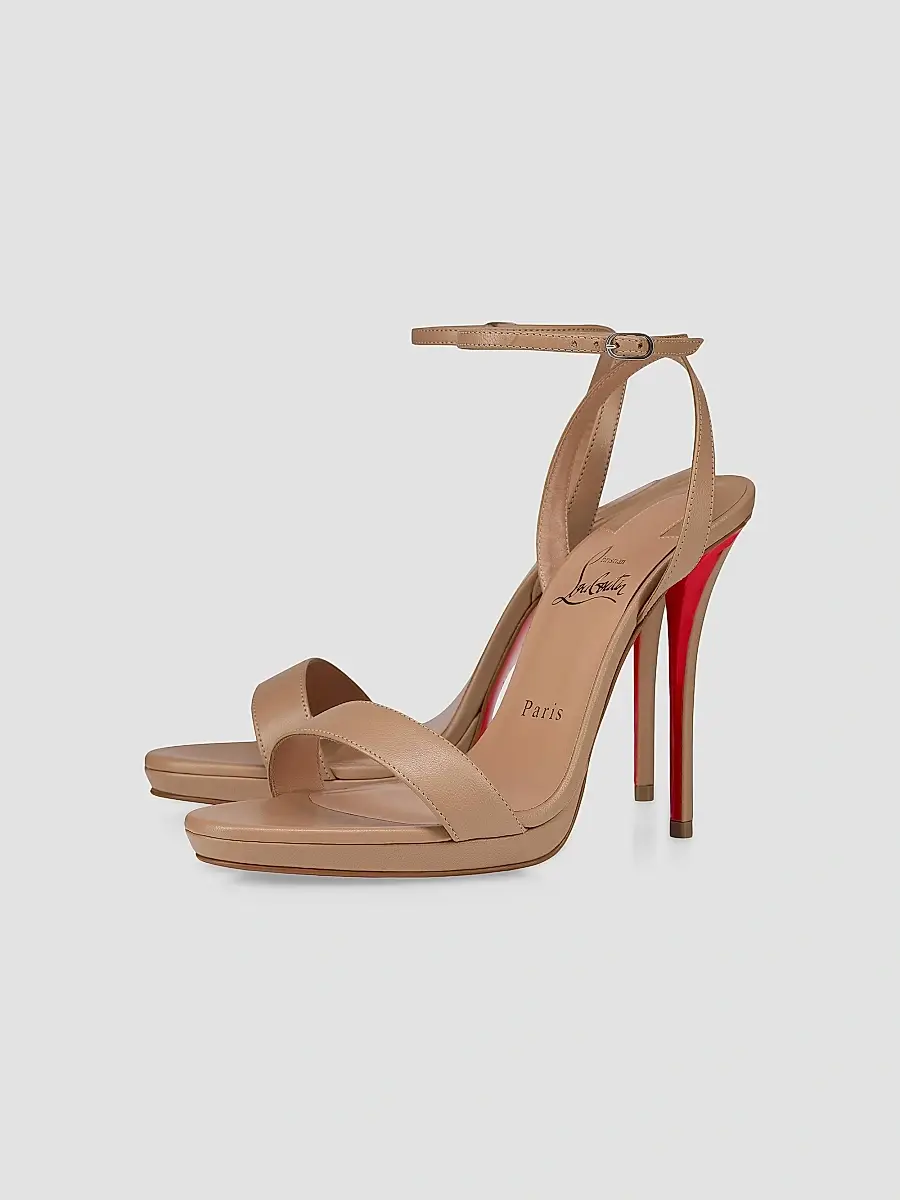 Christian Louboutin Women's Miss Z Queen 120MM Leather Sandals | Thumbnail 2 Christian Louboutin Women's Miss Z Queen 120MM Leather Sandals | Thumbnail 2