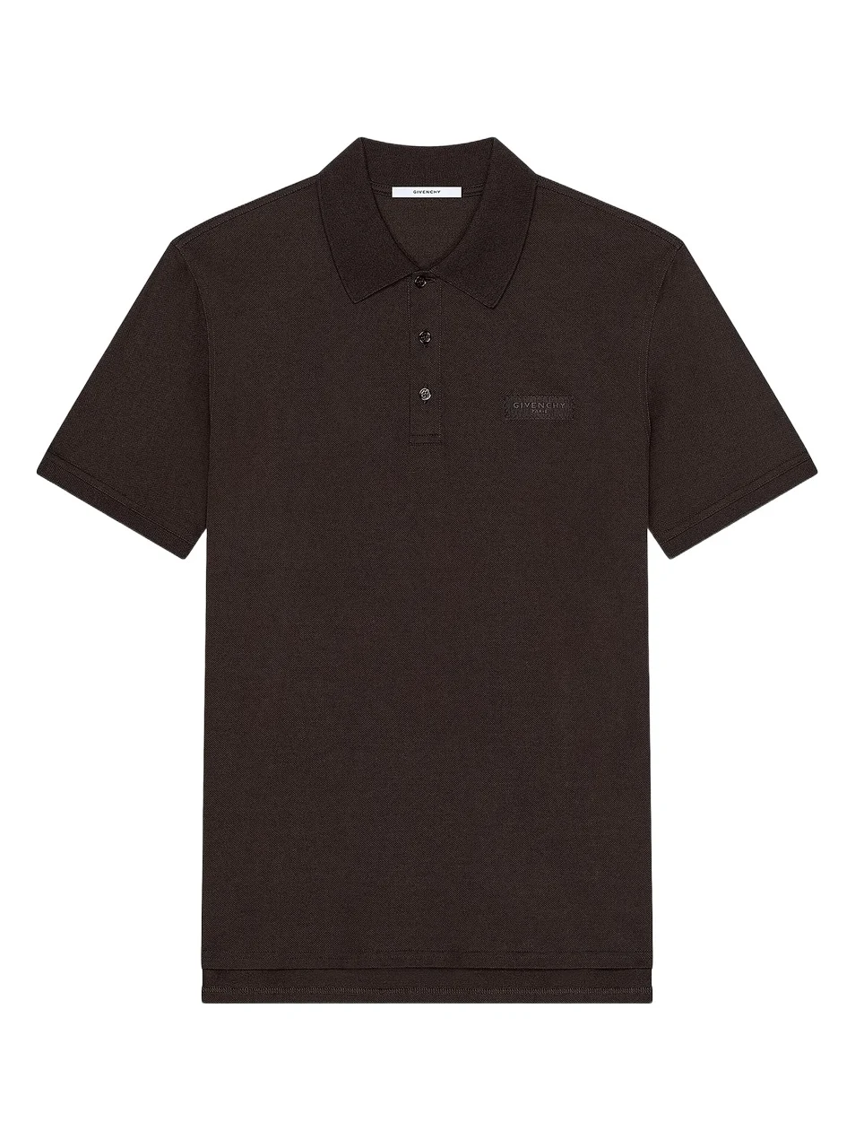 Men's Polo Shirt in Cotton with Logo Gros Grain