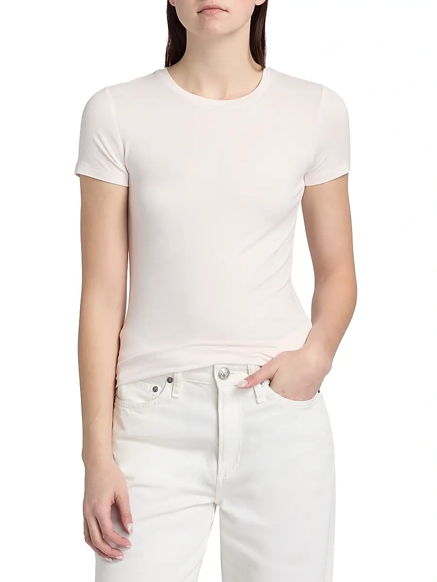 MAJESTIC FILATURES Women's Soft Touch Crewneck T-Shirt | Thumbnail 3 MAJESTIC FILATURES Women's Soft Touch Crewneck T-Shirt | Thumbnail 3