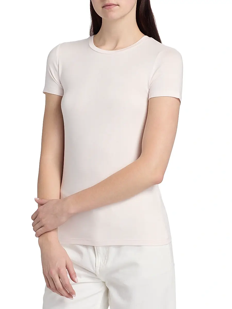 MAJESTIC FILATURES Women's Soft Touch Crewneck T-Shirt | Thumbnail 4 MAJESTIC FILATURES Women's Soft Touch Crewneck T-Shirt | Thumbnail 4