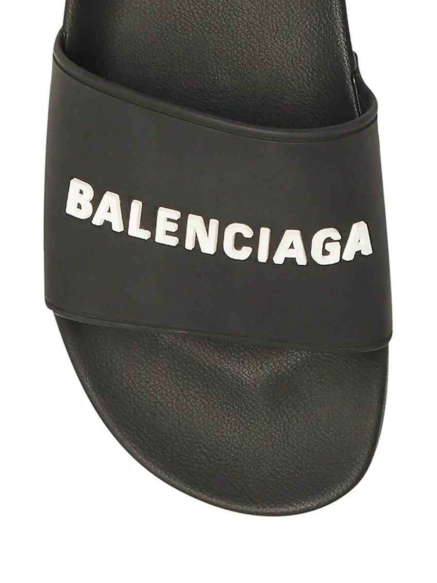 Balenciaga Men's Pool Slide Sandals | Thumbnail 4 Balenciaga Men's Pool Slide Sandals | Thumbnail 4