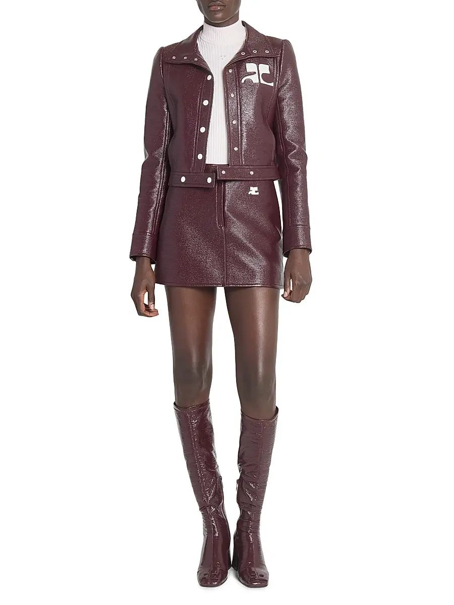 Courrèges Women's Reedition Vinyl Jacket | Thumbnail 2 Courrèges Women's Reedition Vinyl Jacket | Thumbnail 2