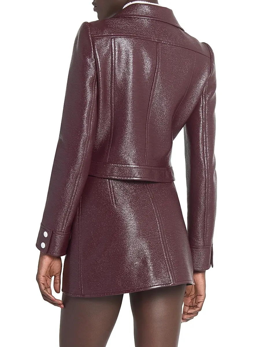 Courrèges Women's Reedition Vinyl Jacket | Thumbnail 5 Courrèges Women's Reedition Vinyl Jacket | Thumbnail 5
