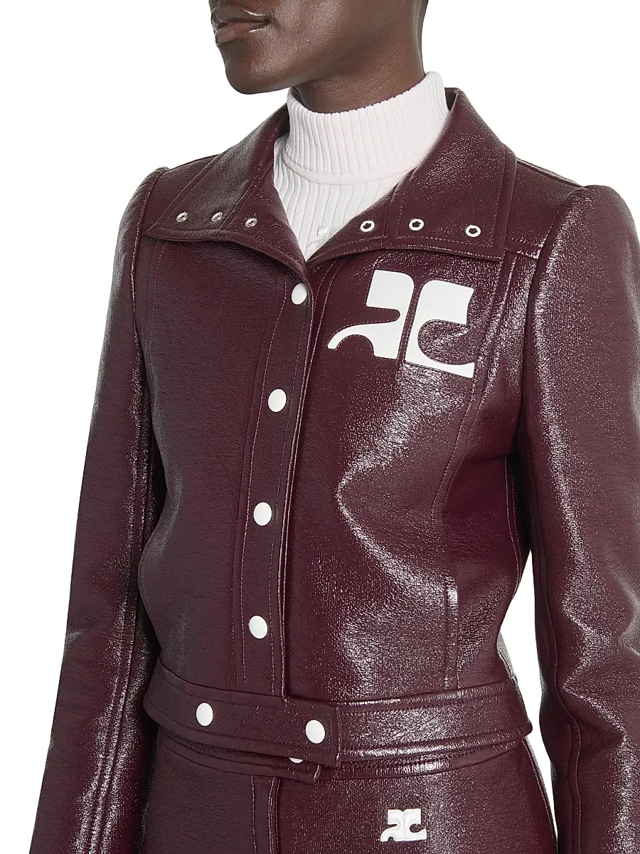 Courrèges Women's Reedition Vinyl Jacket | Thumbnail 6 Courrèges Women's Reedition Vinyl Jacket | Thumbnail 6