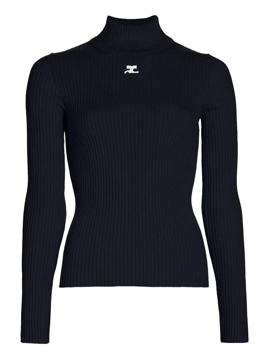 Women's Re-Edition Rib-Knit Turtleneck Top