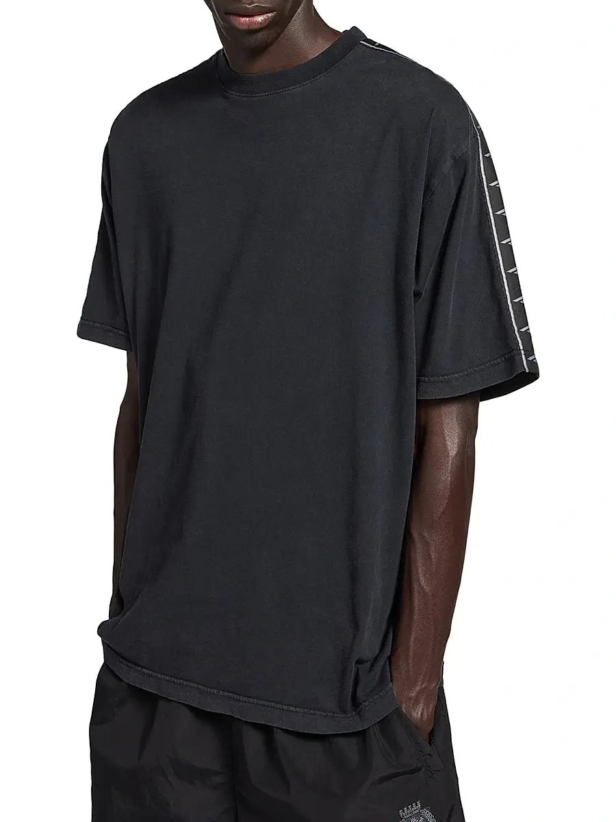 Balenciaga Men's Stripe T-Shirt Medium Fit | Thumbnail 3 Balenciaga Men's Stripe T-Shirt Medium Fit | Thumbnail 3