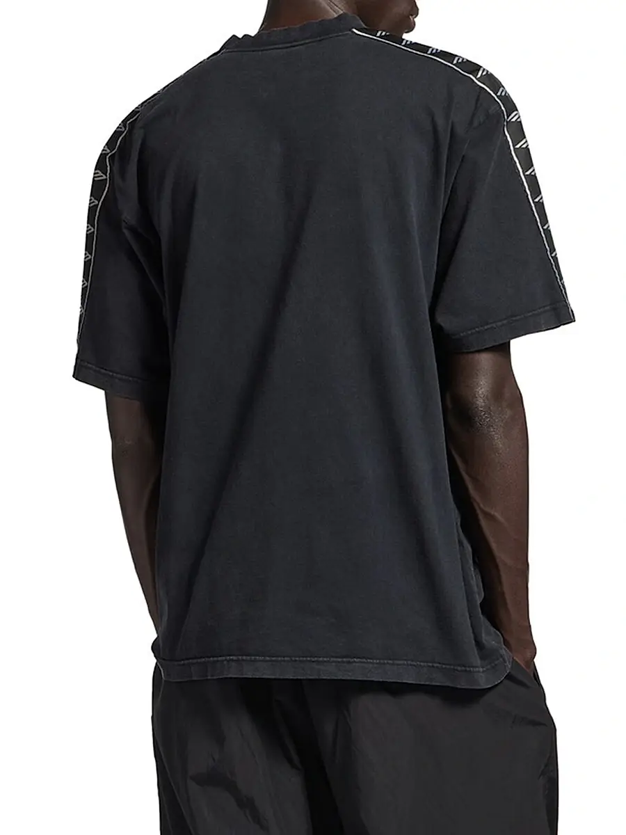 Balenciaga Men's Stripe T-Shirt Medium Fit | Thumbnail 4 Balenciaga Men's Stripe T-Shirt Medium Fit | Thumbnail 4