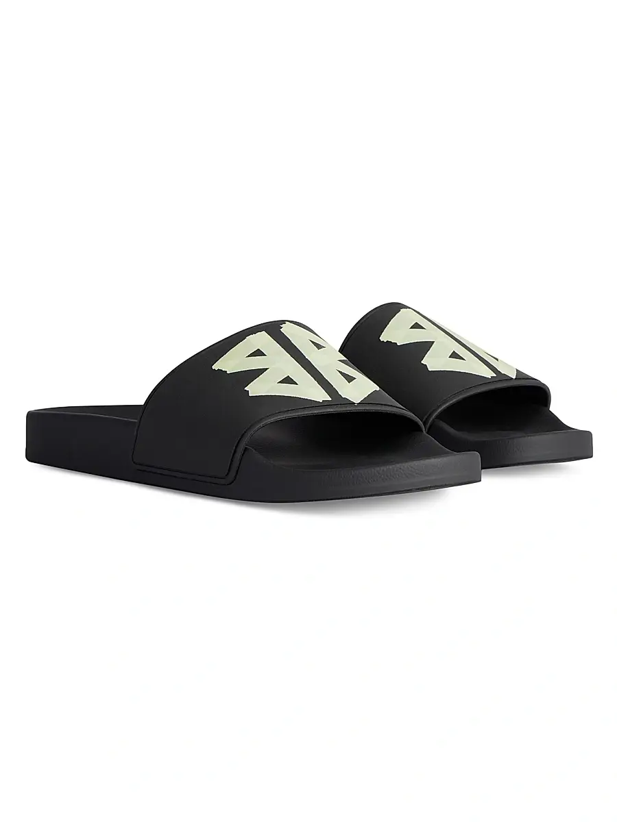 Balenciaga Men's Pool Slide Sandals | Thumbnail 2 Balenciaga Men's Pool Slide Sandals | Thumbnail 2