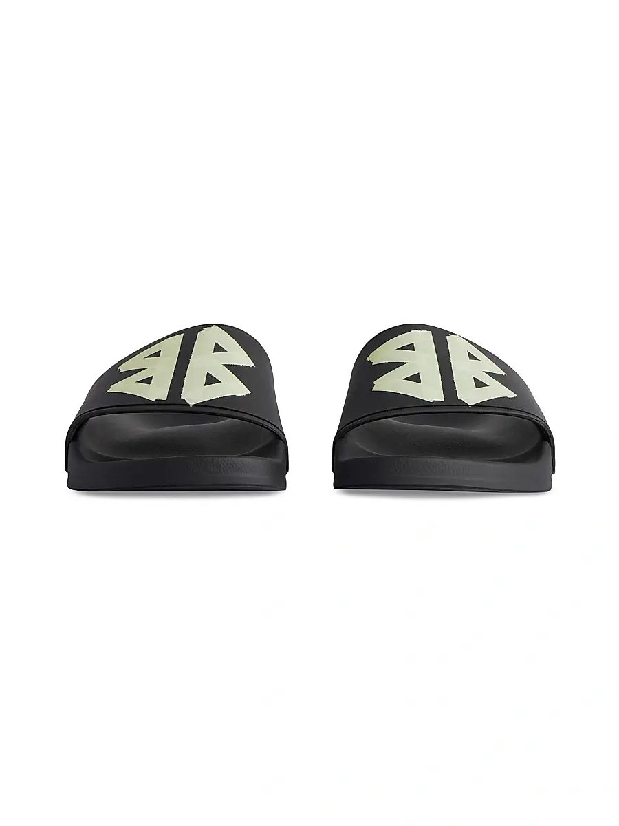 Balenciaga Men's Pool Slide Sandals | Thumbnail 4 Balenciaga Men's Pool Slide Sandals | Thumbnail 4