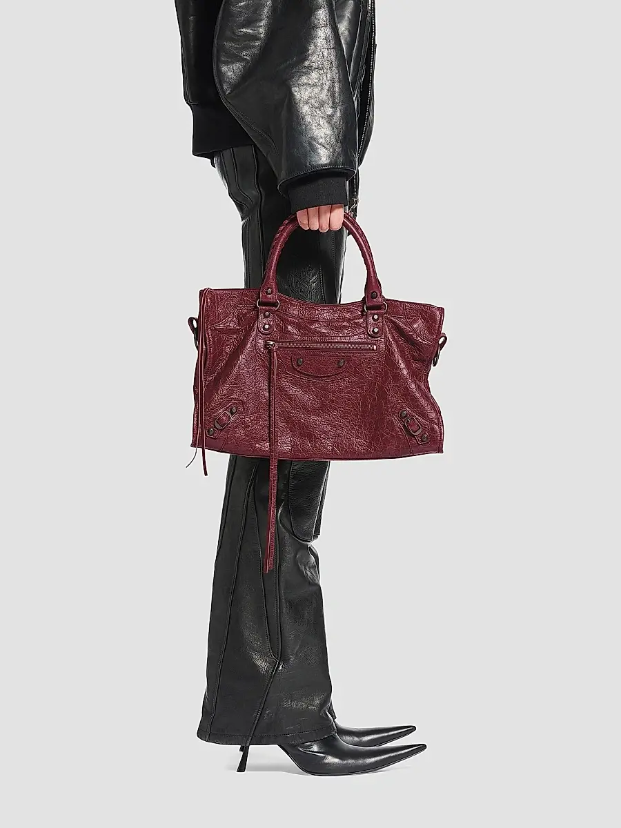 Balenciaga Women's Le City Medium Tote Bag | Thumbnail 9 Balenciaga Women's Le City Medium Tote Bag | Thumbnail 9