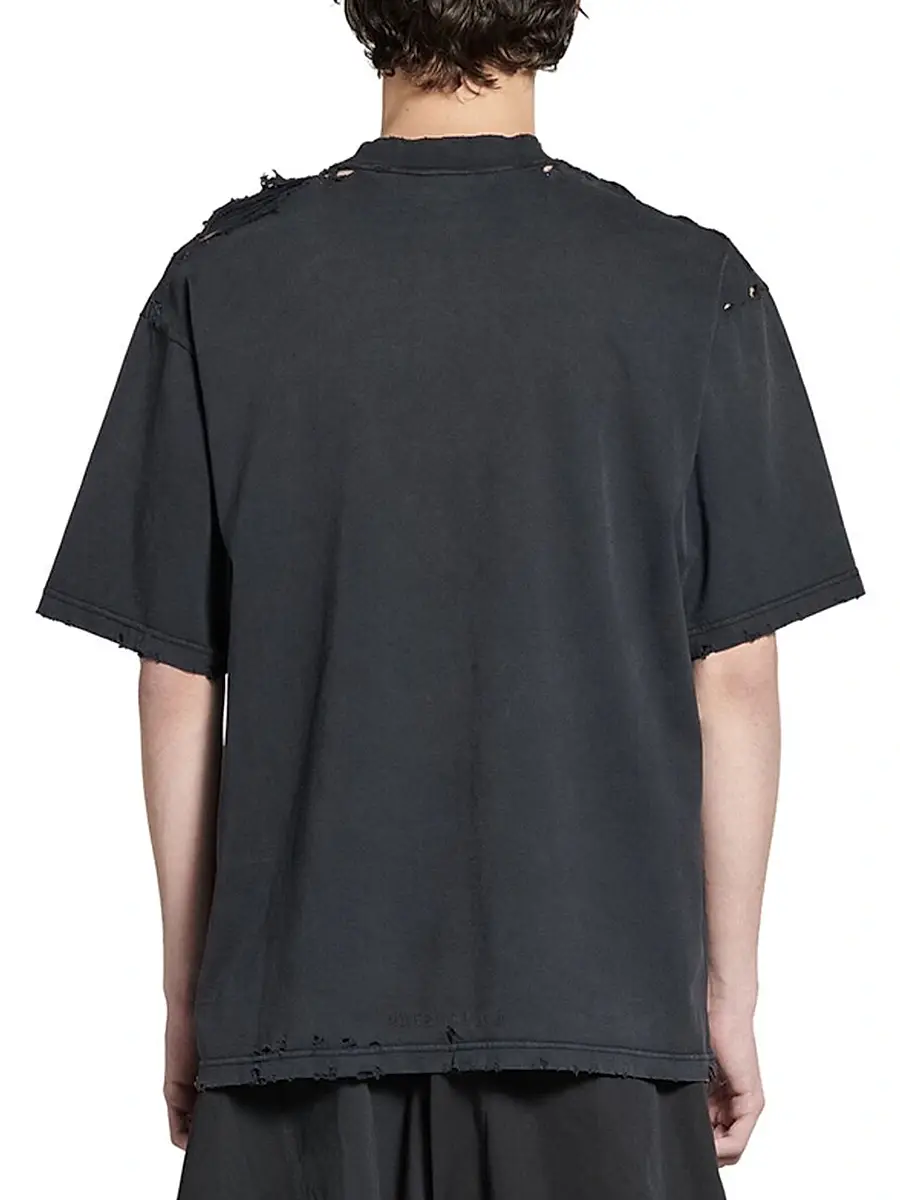 Balenciaga Unisex Paris Liberty Medium Fit T-Shirt | Thumbnail 4