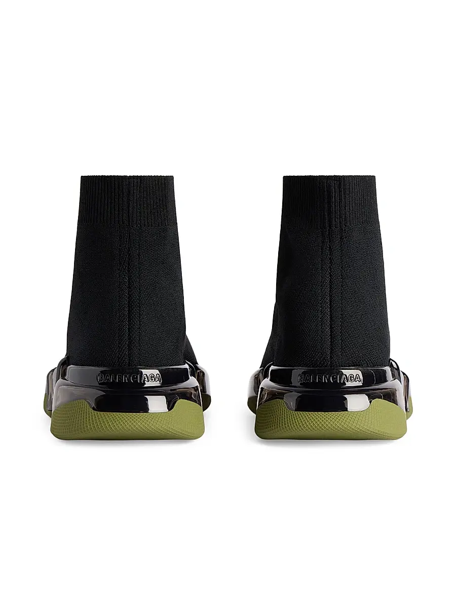 Balenciaga Men's Speed 2.0 Full Clear Sole Knit Sneakers | Thumbnail 4 Balenciaga Men's Speed 2.0 Full Clear Sole Knit Sneakers | Thumbnail 4
