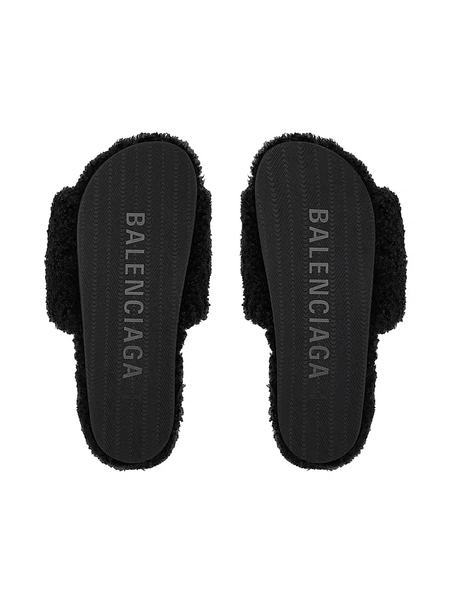 Balenciaga Men's Furry Slide Sandals | Thumbnail 6 Balenciaga Men's Furry Slide Sandals | Thumbnail 6