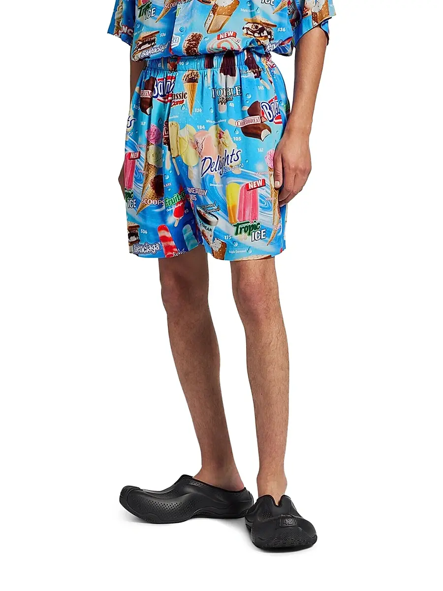Balenciaga Men's Sweat Treat Pyjama Shorts | Thumbnail 2 Balenciaga Men's Sweat Treat Pyjama Shorts | Thumbnail 2