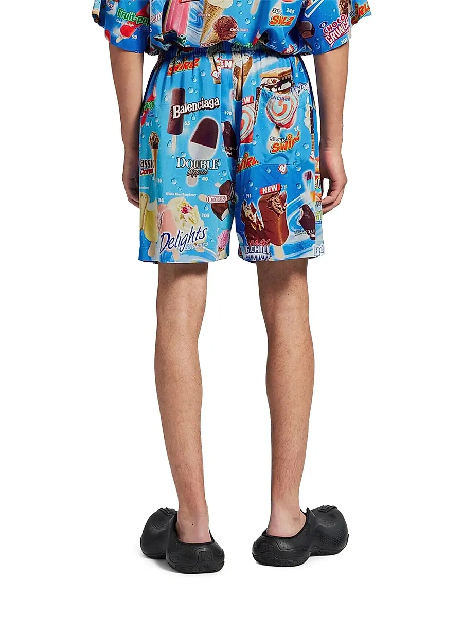 Balenciaga Men's Sweat Treat Pyjama Shorts | Thumbnail 3 Balenciaga Men's Sweat Treat Pyjama Shorts | Thumbnail 3