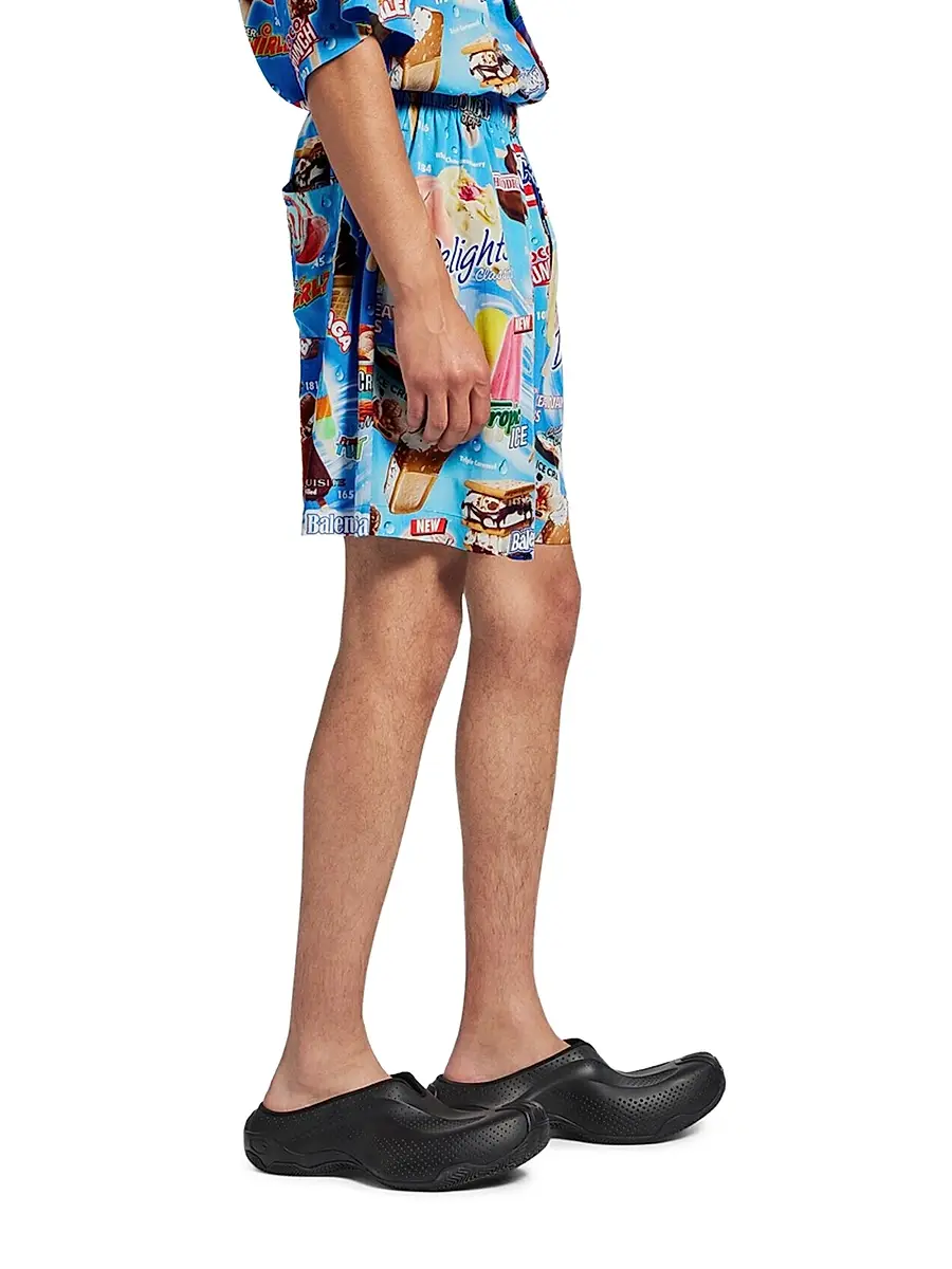 Balenciaga Men's Sweat Treat Pyjama Shorts | Thumbnail 4 Balenciaga Men's Sweat Treat Pyjama Shorts | Thumbnail 4