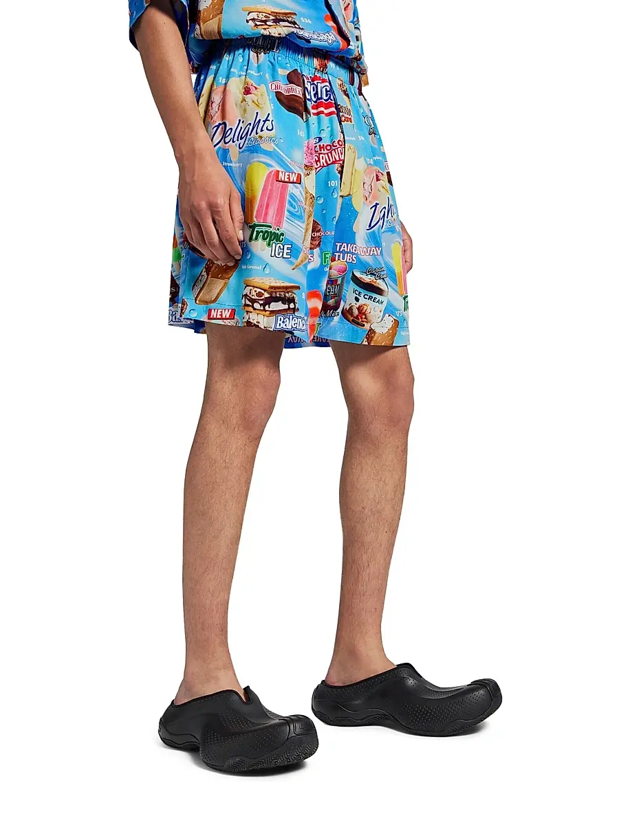 Balenciaga Men's Sweat Treat Pyjama Shorts | Thumbnail 5 Balenciaga Men's Sweat Treat Pyjama Shorts | Thumbnail 5