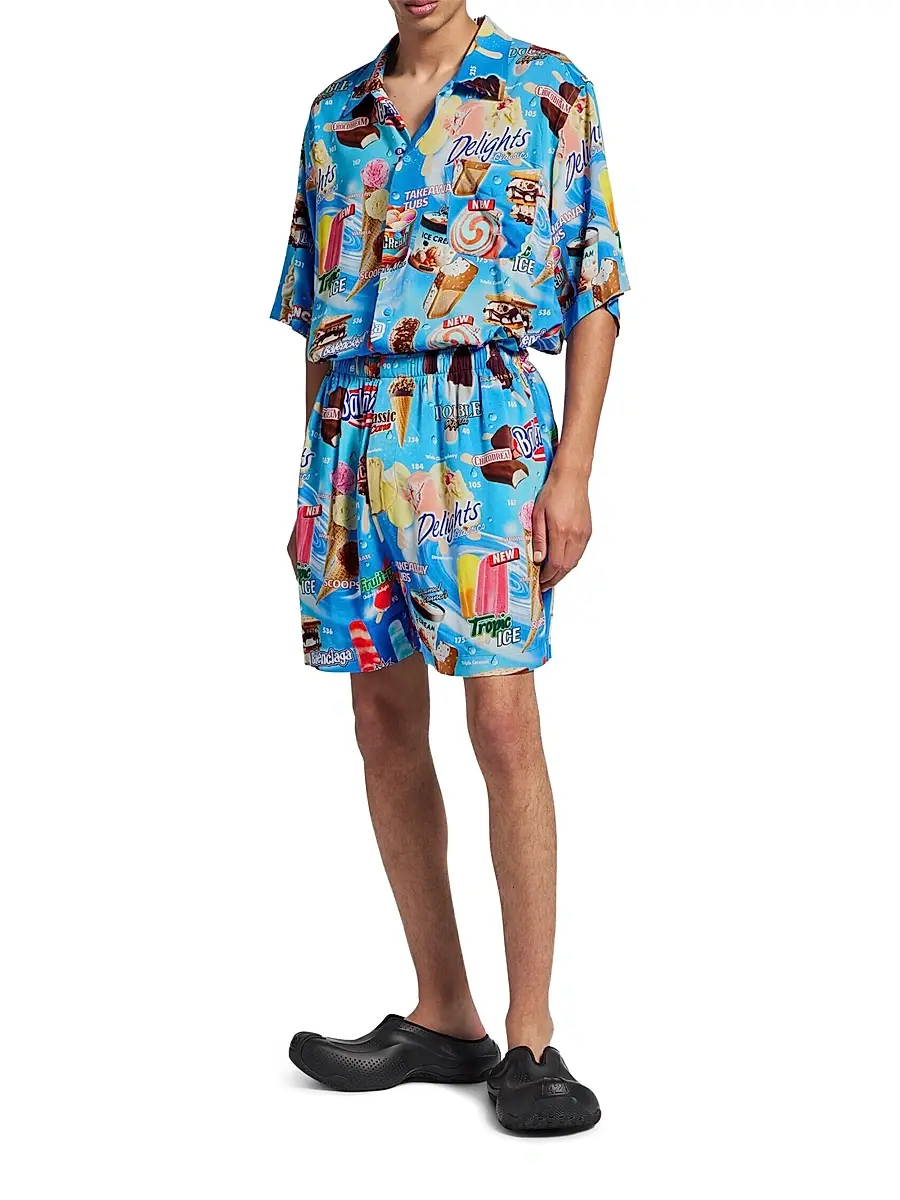 Balenciaga Men's Sweat Treat Pyjama Shorts | Thumbnail 6 Balenciaga Men's Sweat Treat Pyjama Shorts | Thumbnail 6