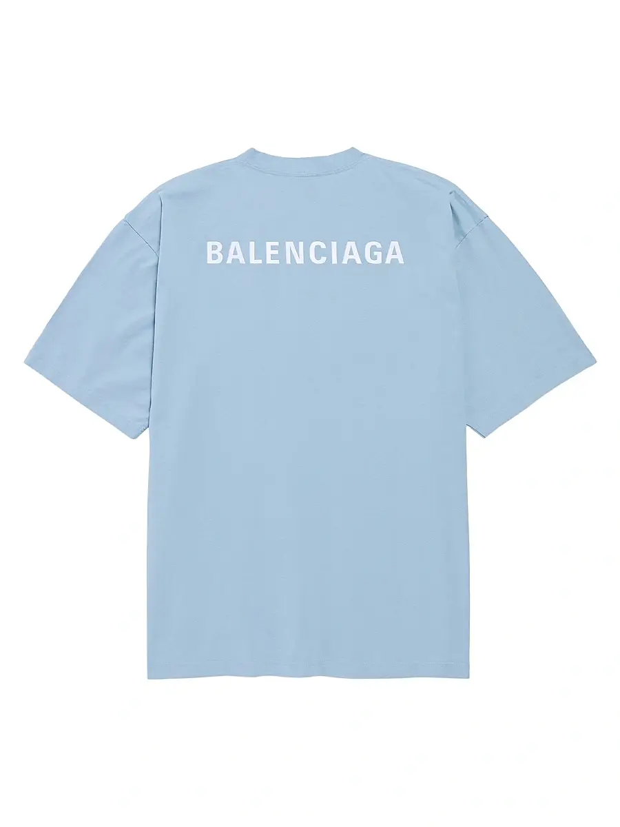 Balenciaga Men's Back Medium Fit T-Shirt | Thumbnail 2