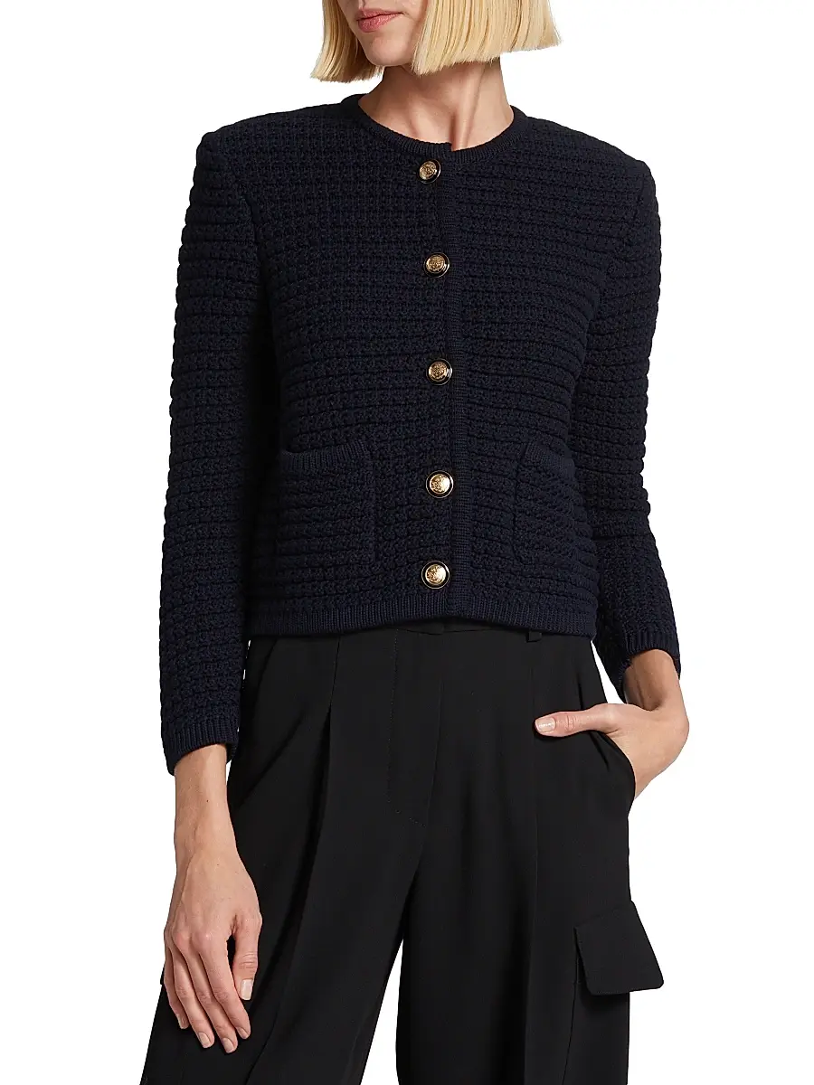 Ba&sh Women's Gaspard Cotton-Blend Cardigan | Thumbnail 3 Ba&sh Women's Gaspard Cotton-Blend Cardigan | Thumbnail 3