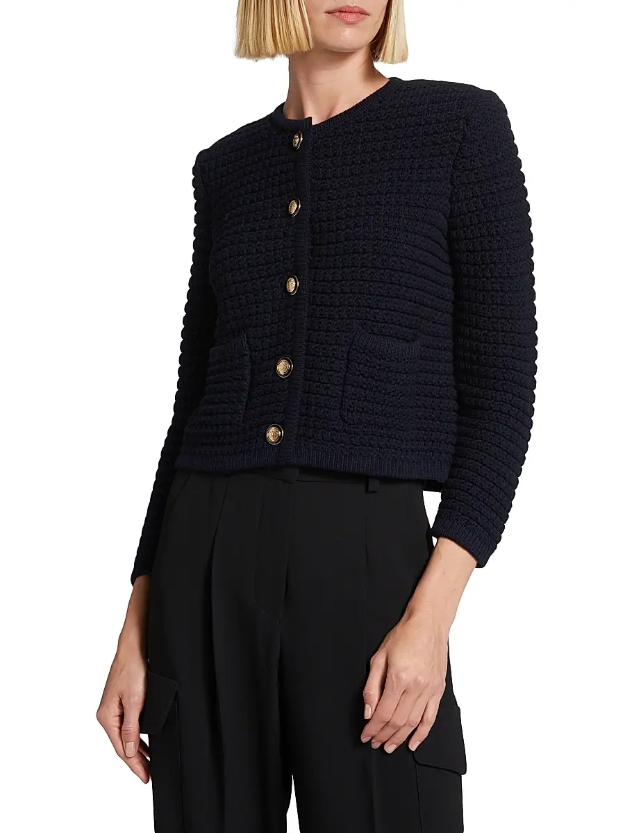 Ba&sh Women's Gaspard Cotton-Blend Cardigan | Thumbnail 4 Ba&sh Women's Gaspard Cotton-Blend Cardigan | Thumbnail 4