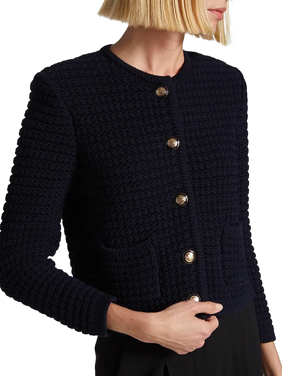 Ba&sh Women's Gaspard Cotton-Blend Cardigan | Thumbnail 6 Ba&sh Women's Gaspard Cotton-Blend Cardigan | Thumbnail 6