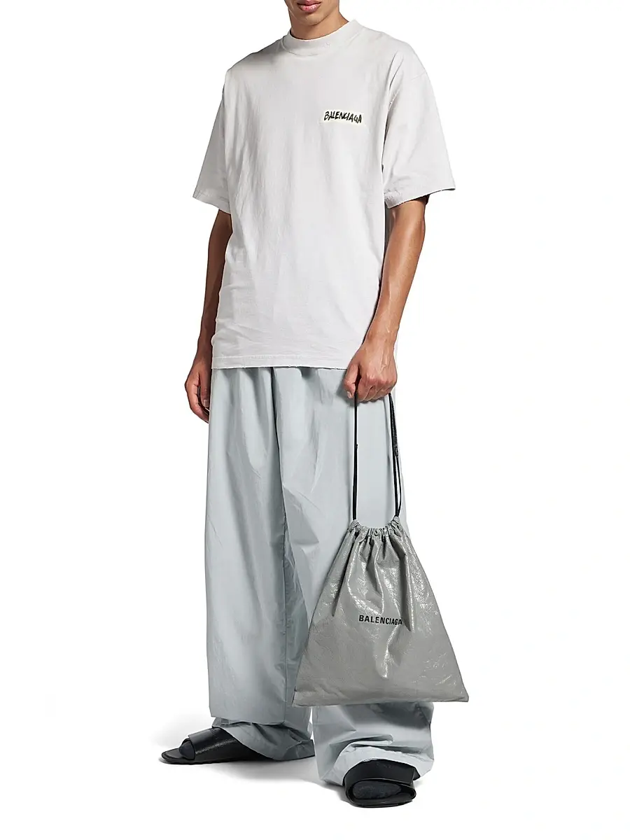 Balenciaga Men's Masking Tape Medium Fit T-Shirt | Thumbnail 7 Balenciaga Men's Masking Tape Medium Fit T-Shirt | Thumbnail 7