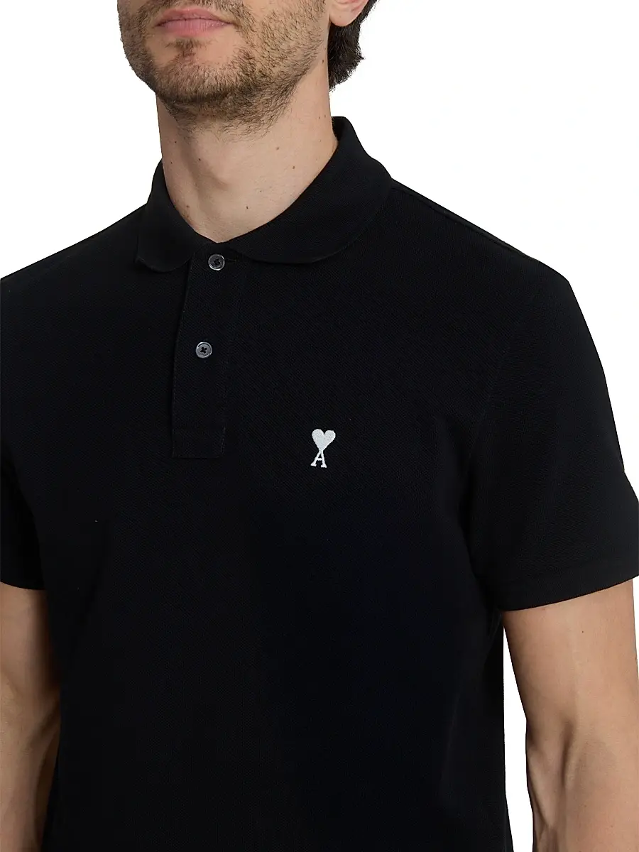 AMI PARIS Men's ADC Logo Polo Shirt | Thumbnail 6 AMI PARIS Men's ADC Logo Polo Shirt | Thumbnail 6