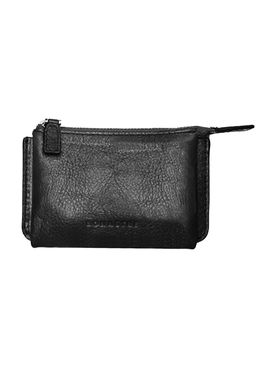 BONASTRE Men's Cloud Holder Leather Mini Wallet
