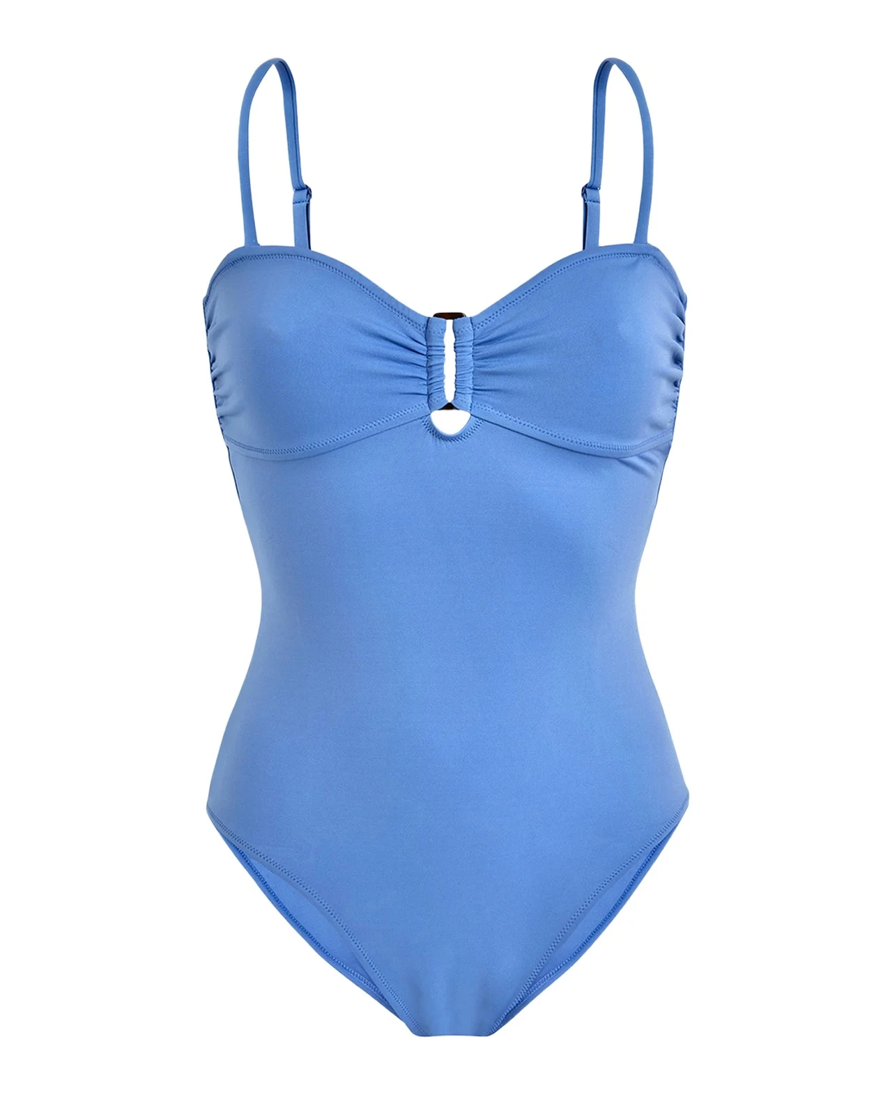 Solid Sculpt Bandeau One-Piece Swimsuit Solid Sculpt Bandeau One-Piece Swimsuit
