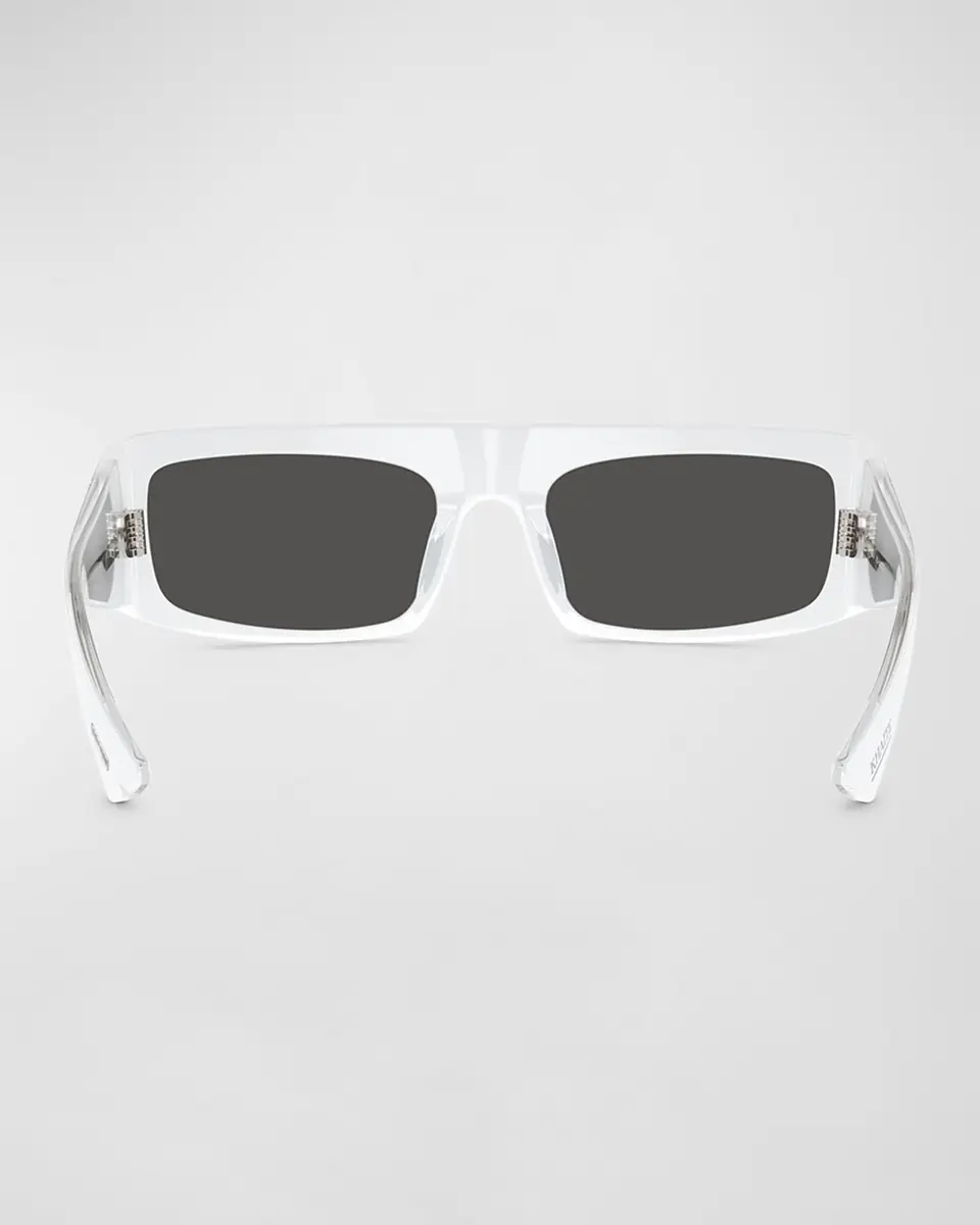 Khaite x Oliver Peoples Bold Acetate Rectangle Sunglasses | Thumbnail 4