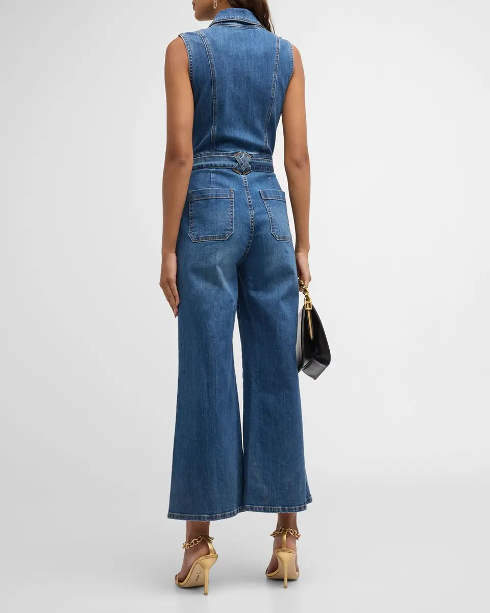 Ramy Brook Bell Denim Jumpsuit | Thumbnail 4 Ramy Brook Bell Denim Jumpsuit | Thumbnail 4