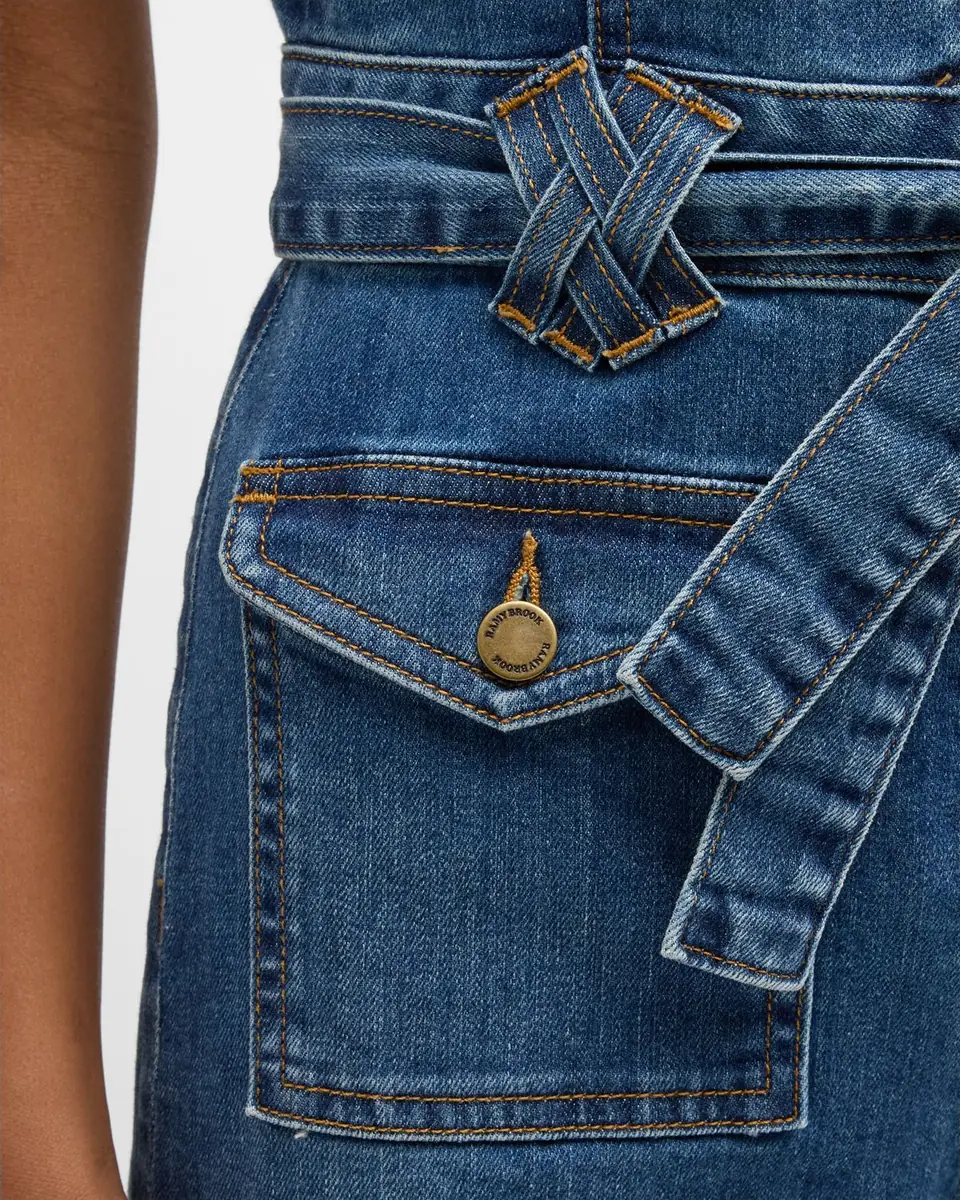Ramy Brook Bell Denim Jumpsuit | Thumbnail 5 Ramy Brook Bell Denim Jumpsuit | Thumbnail 5