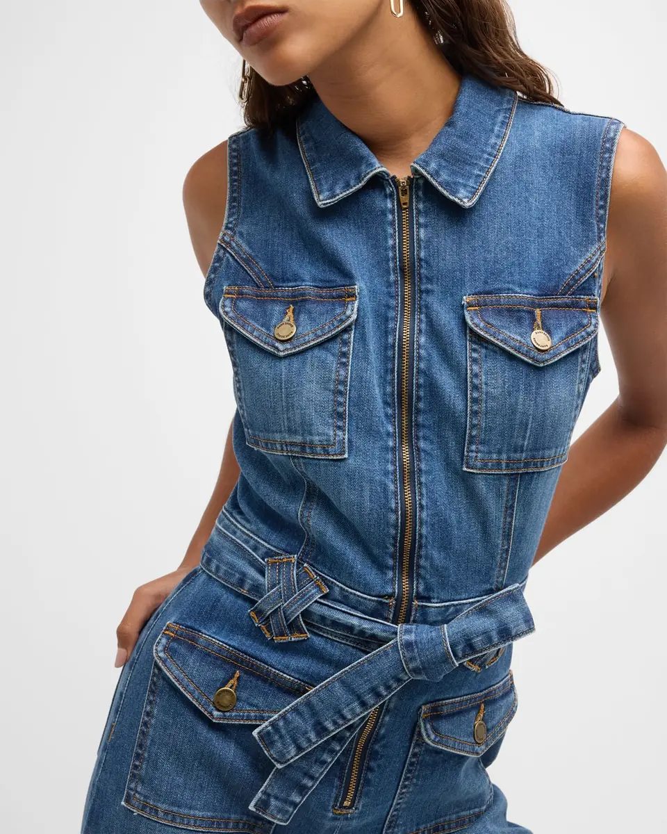 Ramy Brook Bell Denim Jumpsuit | Thumbnail 7 Ramy Brook Bell Denim Jumpsuit | Thumbnail 7