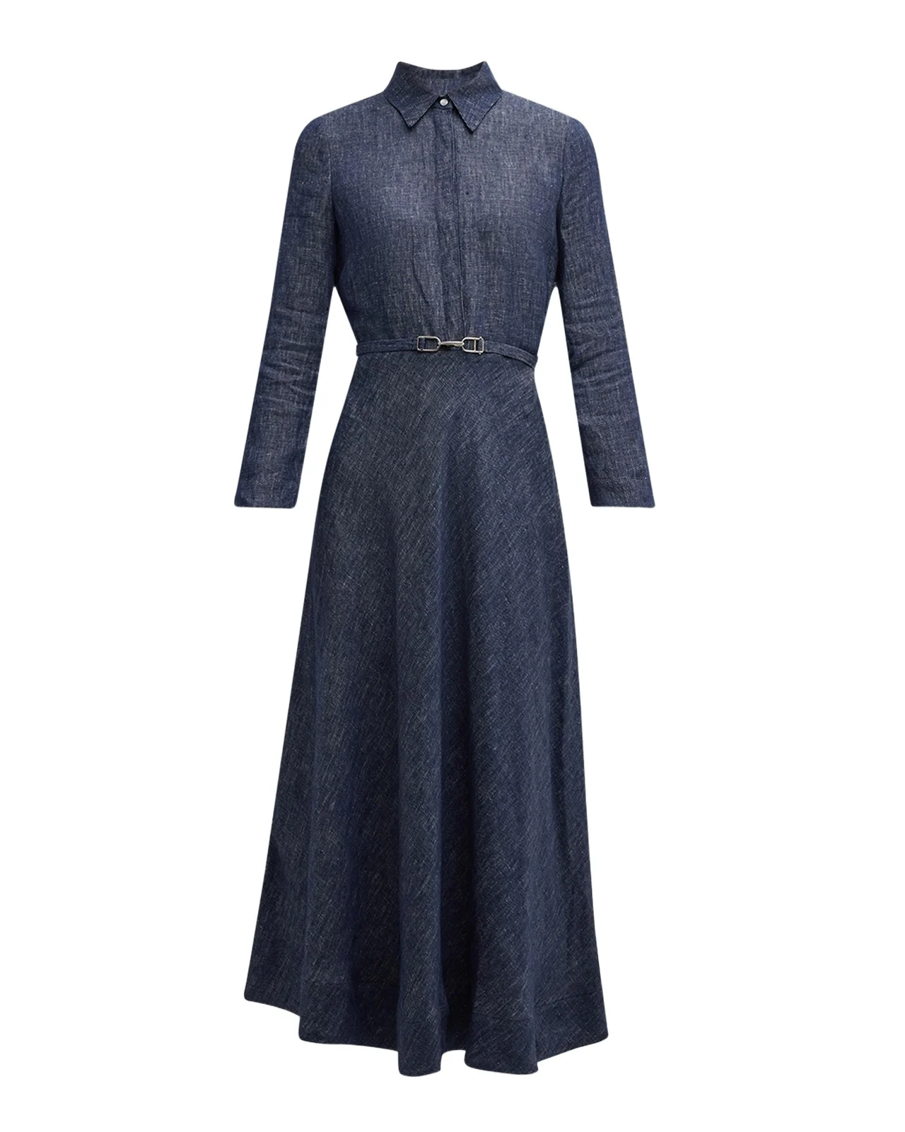 Marley Belted Denim Maxi Shirtdress Marley Belted Denim Maxi Shirtdress