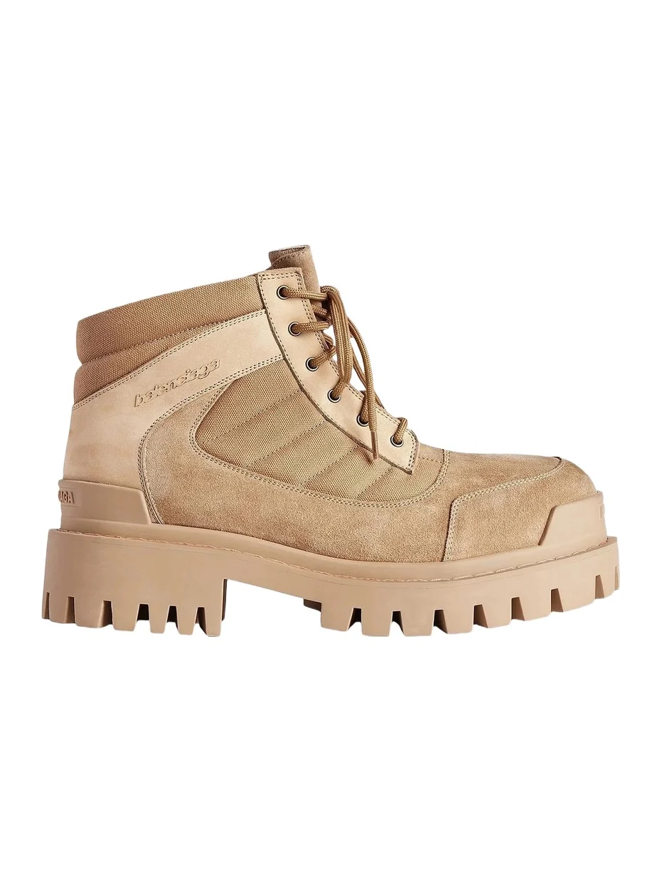 Balenciaga Men's Combat Strike Low Boots